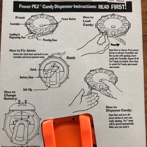 Make Me A Offer: 1996 edition Pez Despenser - Picture 7 of 7